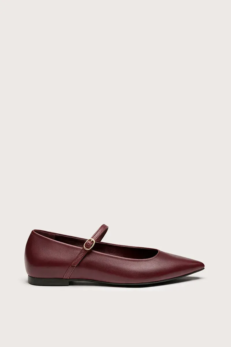 Bryan Stepwise Marlo ballerina's bordeaux leer