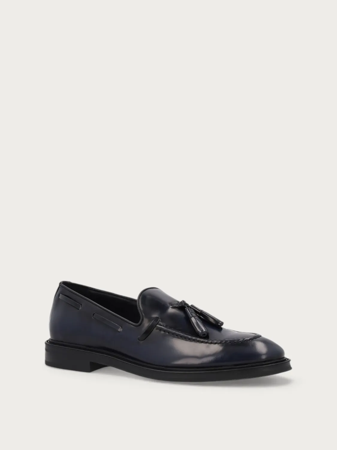 Frau Signature loafers met kwastjes blauw leer