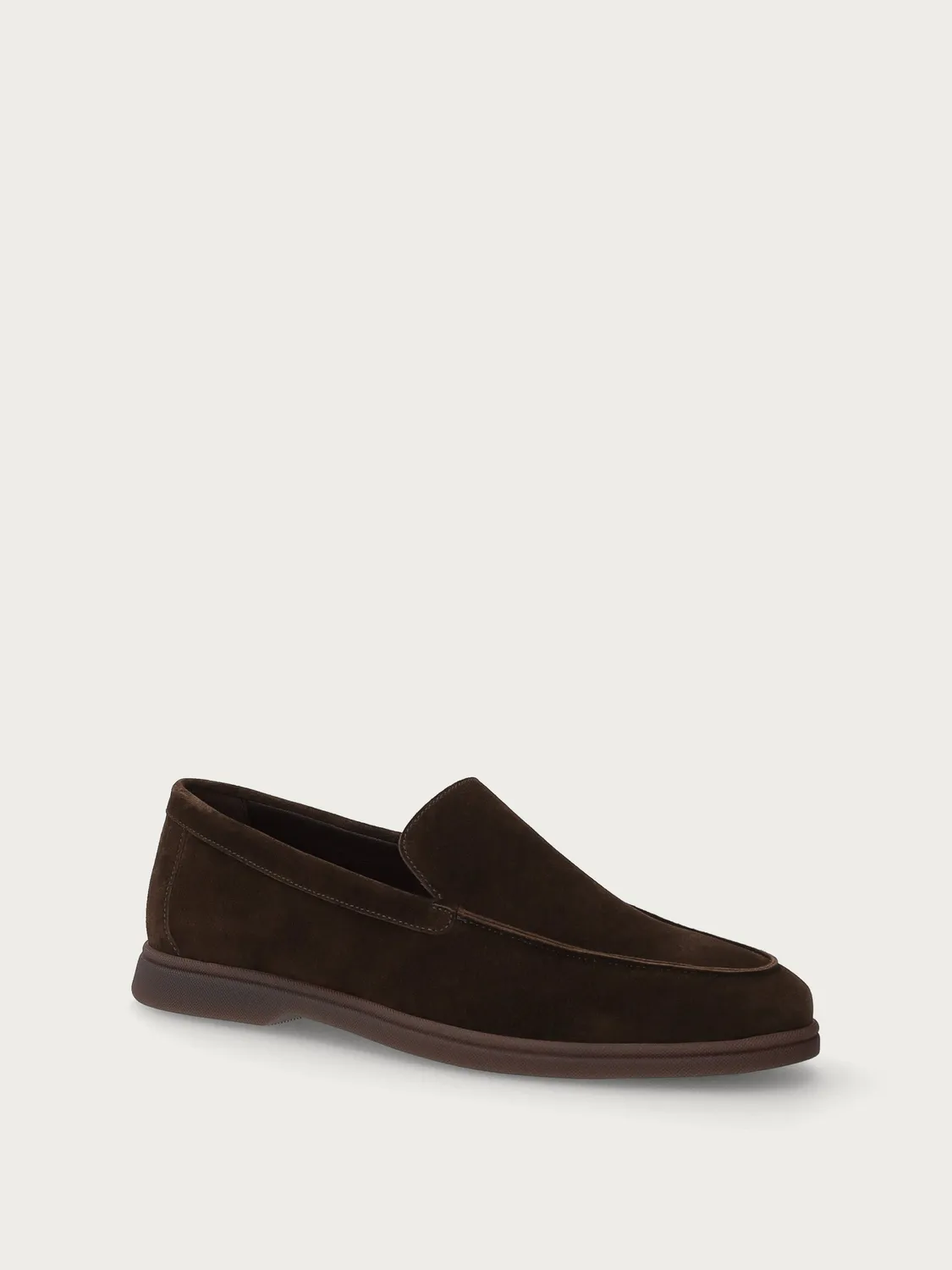 Frau Verona loafers heren donkerbruin suède