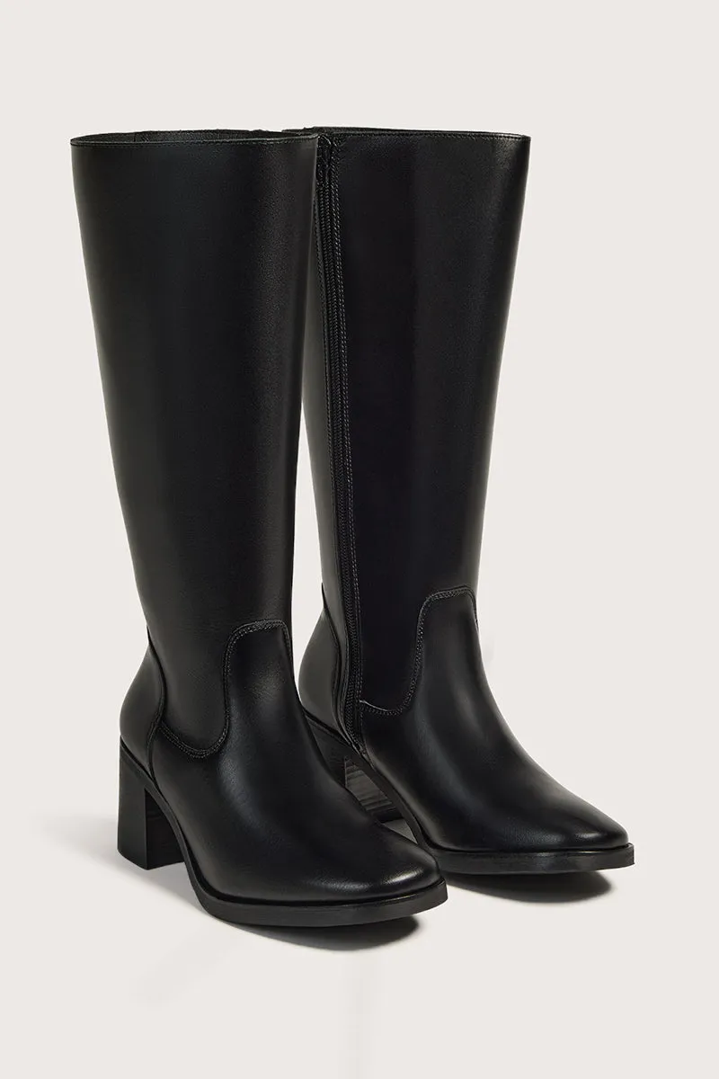 Bryan Stepwise Brigitte Plus+ laarzen zwart leer
