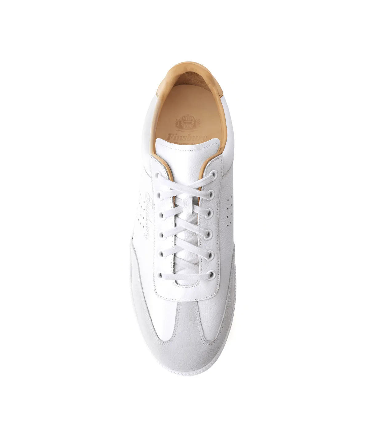 Finsbury Tom sneakers wit leer heren