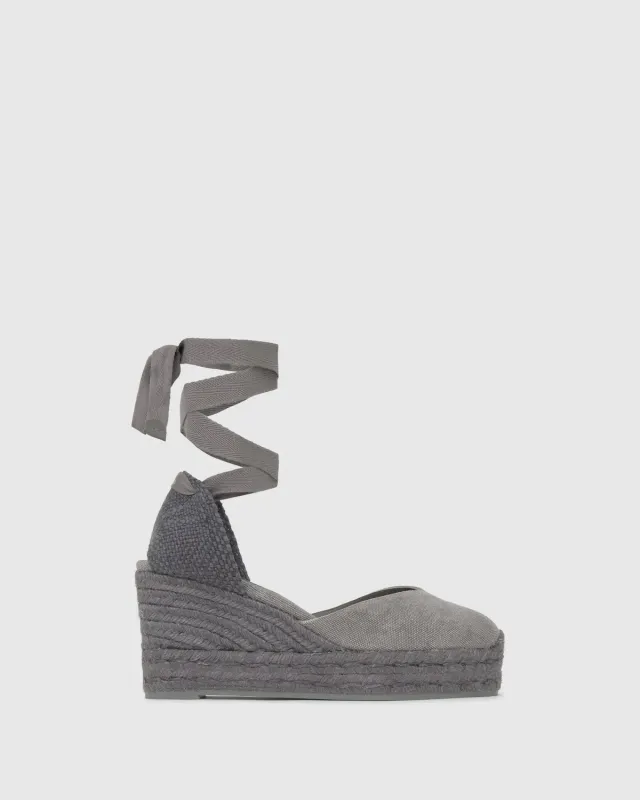 Castaner Chiara C/6ED/002 espadrilles grijs canvas