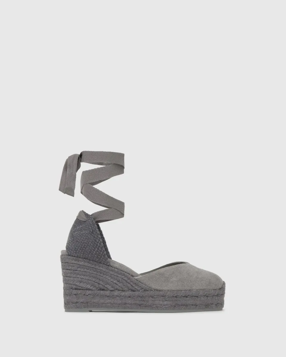 Castaner Chiara C/6ED/002 espadrilles grijs canvas