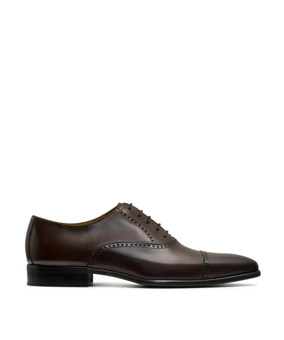 Finsbury Pharel Oxford bruin nette schoen boxcalf