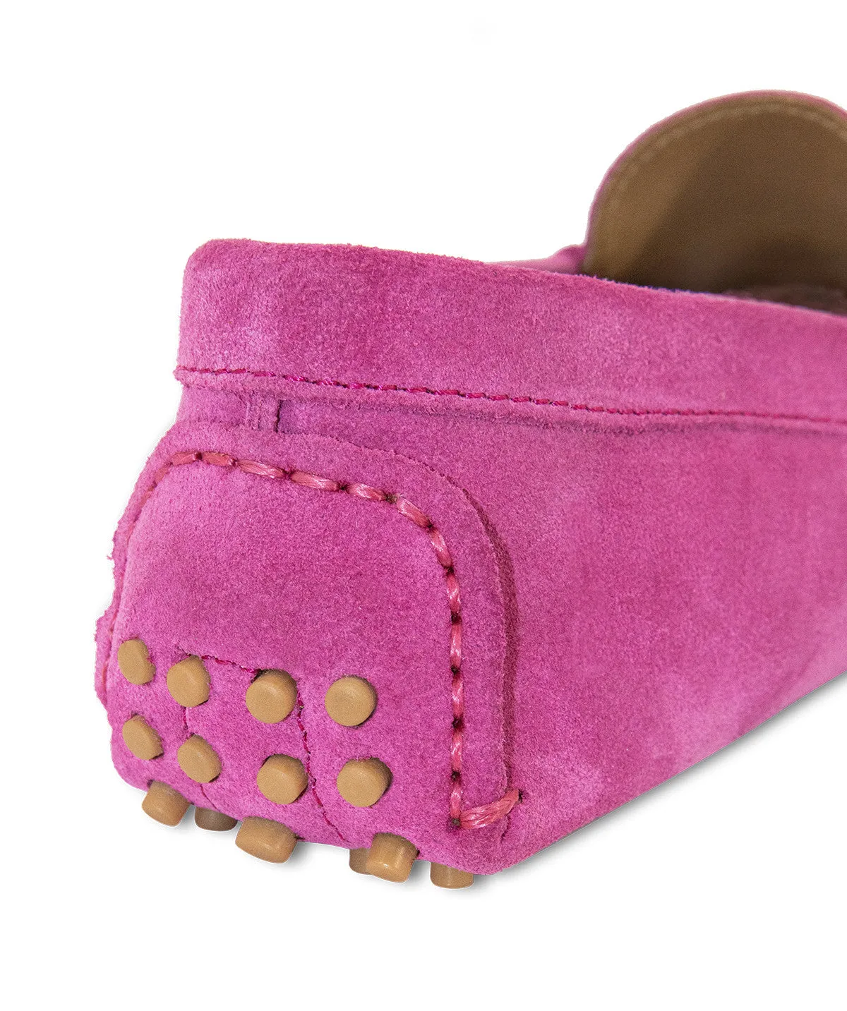 Finsbury Arlequin Loafers Roze Velours