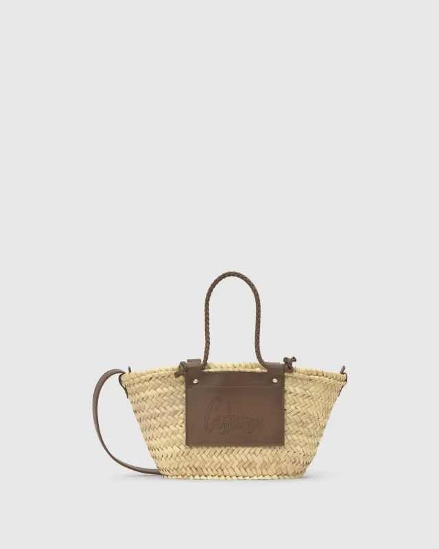Castaner Campania Mini 152 tas taupe raffia