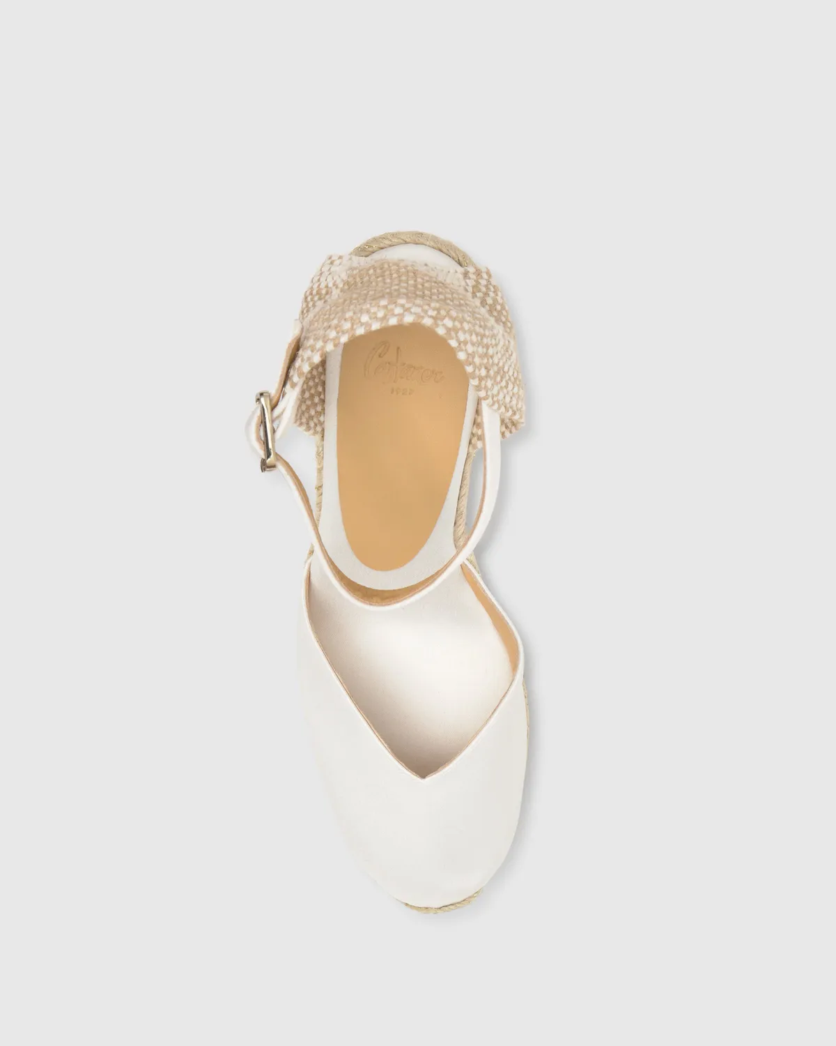 Castaner Chiarita 8ED 006 espadrilles crudo satijn