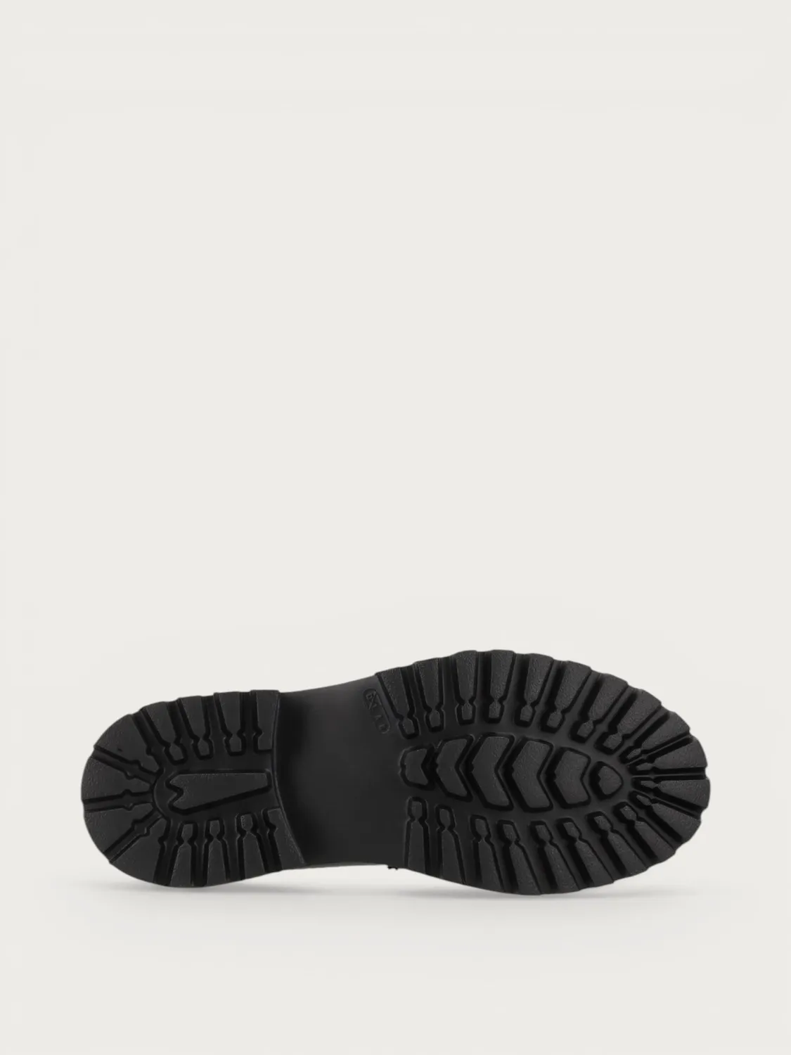 Frau Verona loafers zwart leer chunky zool dames