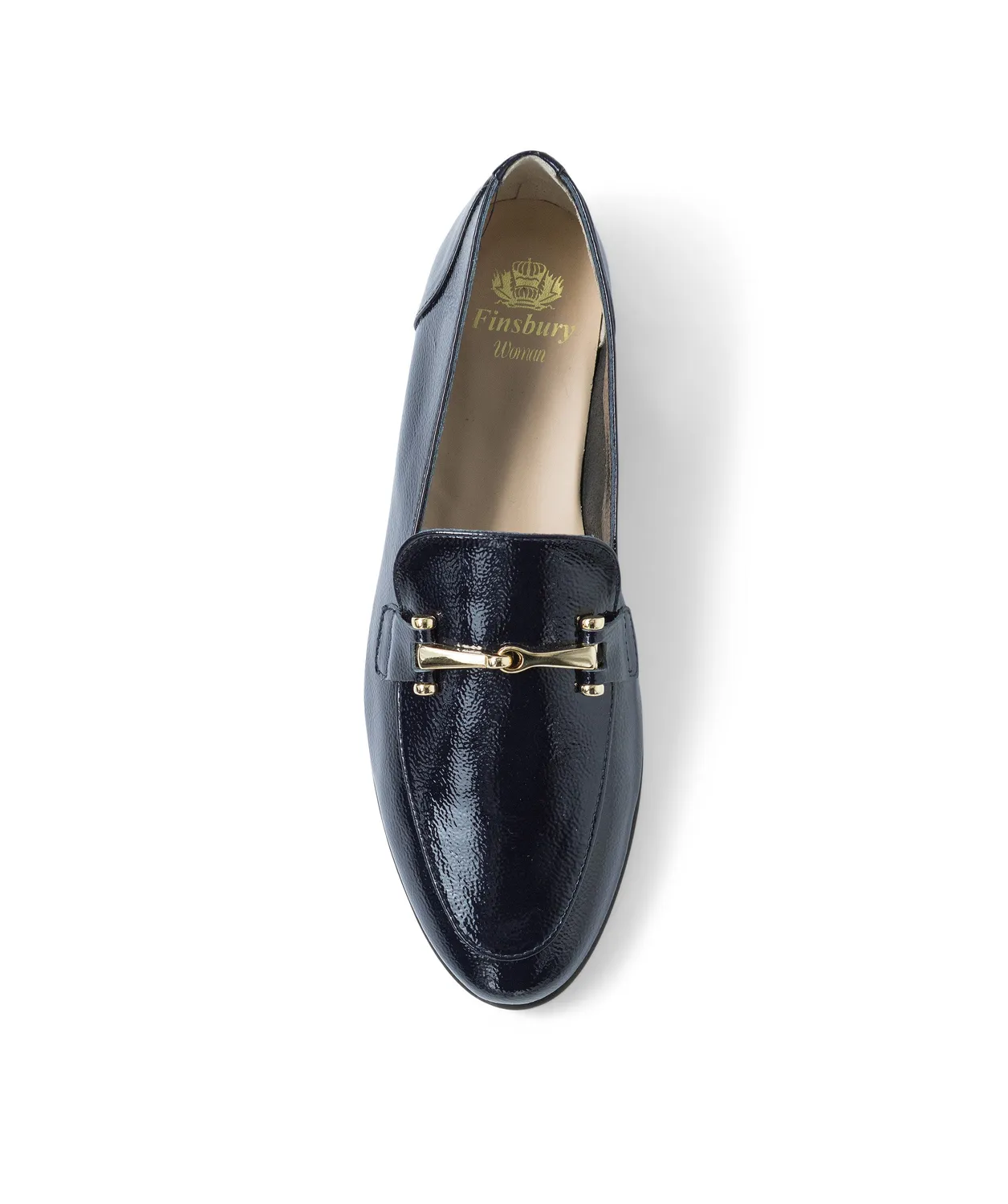 Finsbury AMELIE loafers navy lakleer