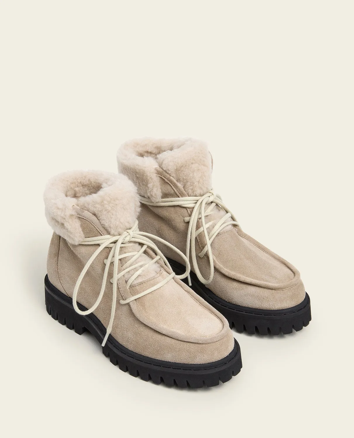Flattered Marcie Suede Sand laarzen zand suede