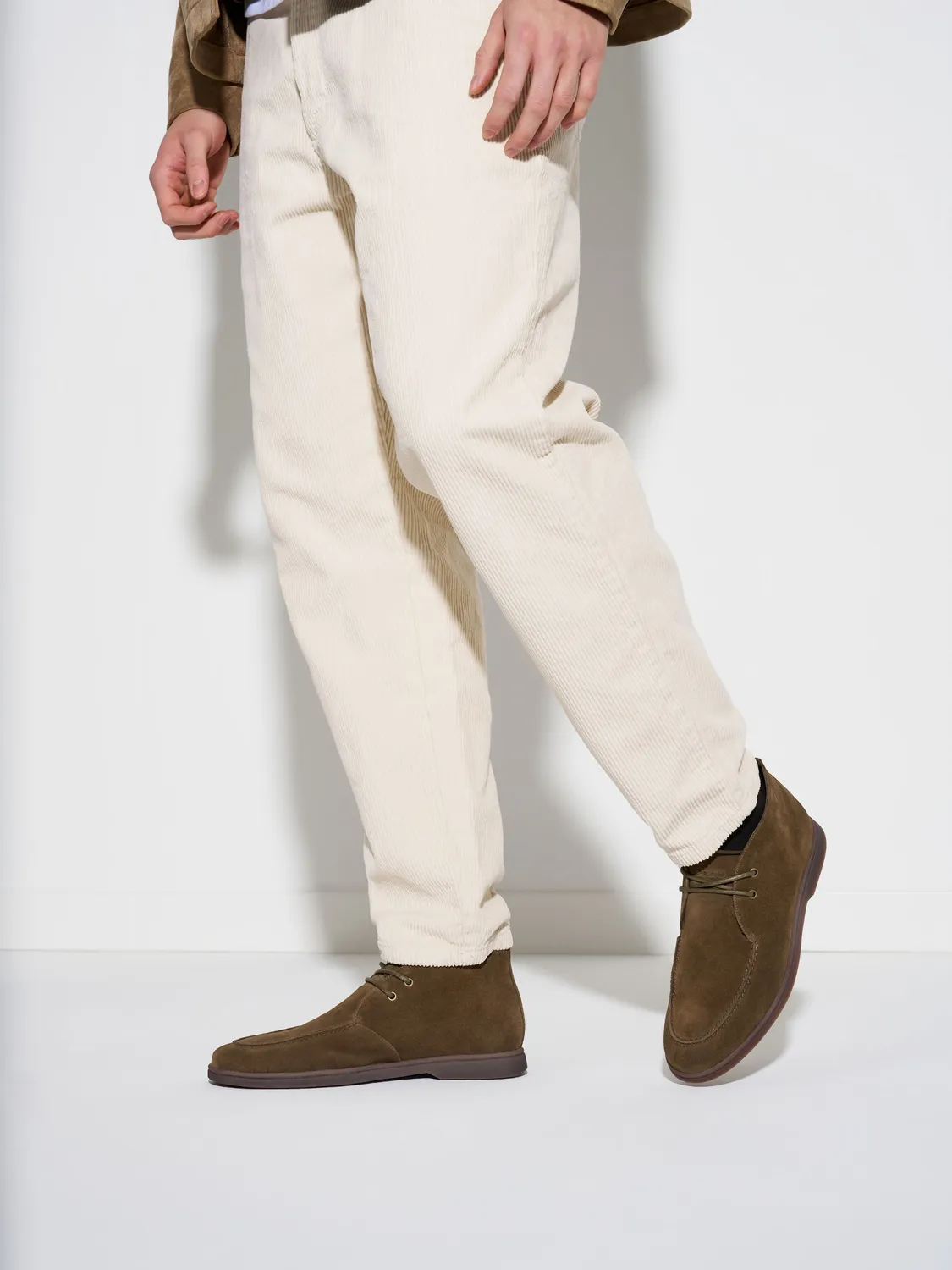 Frau Verona Desert Boots suède groen heren