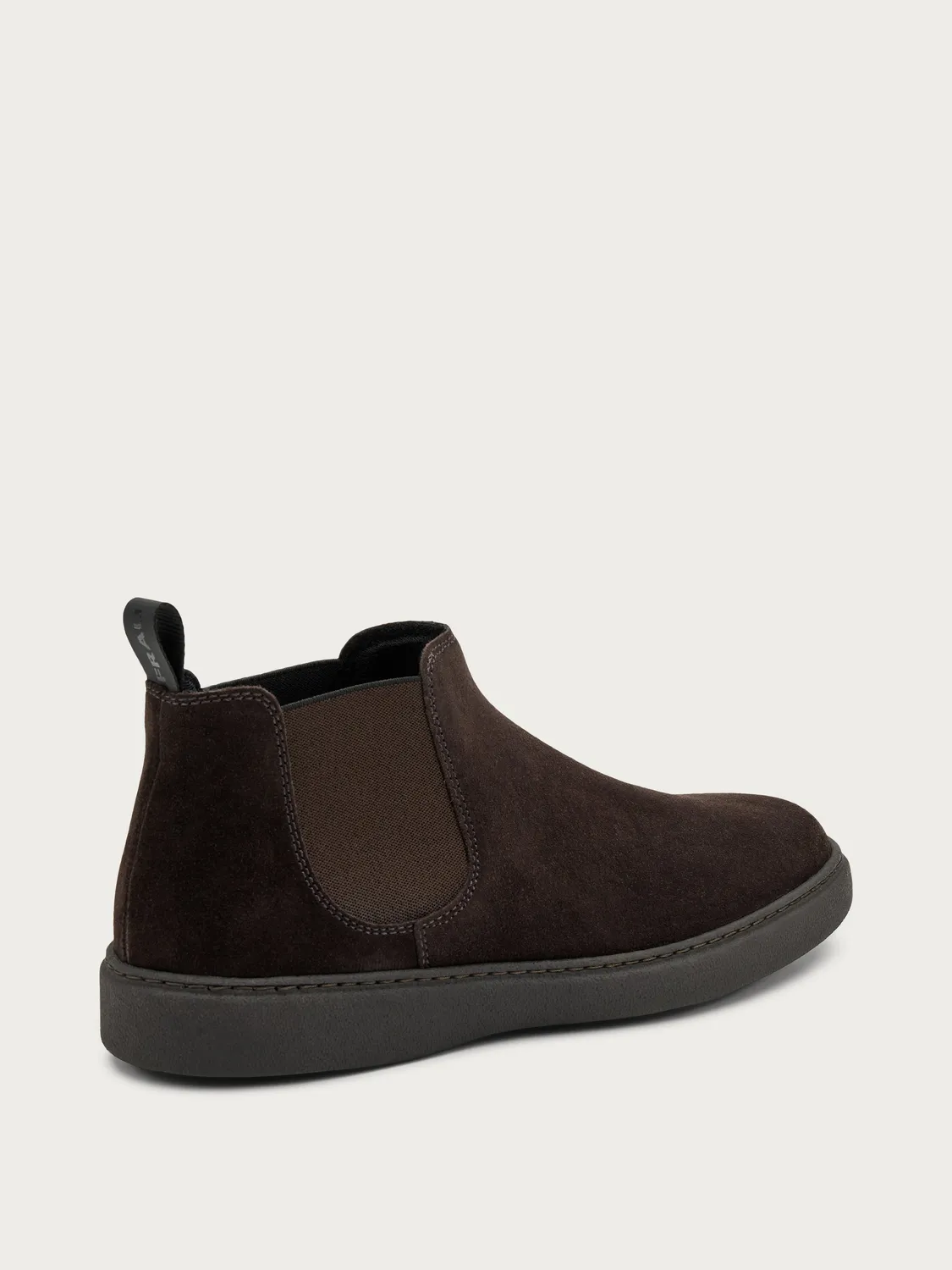 Frau Verona donkerbruine suède chelsea boots heren
