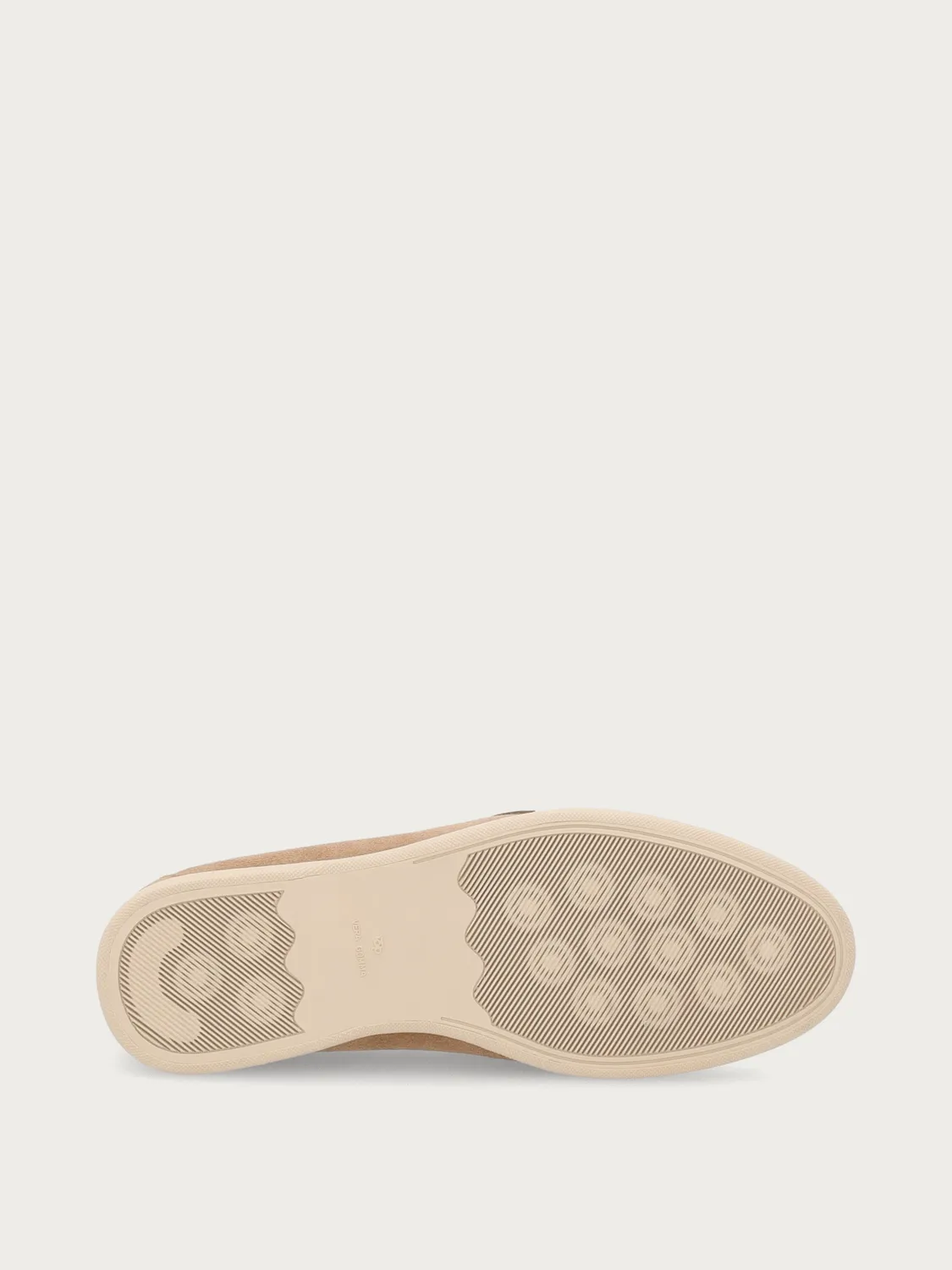 Frau Verona loafers beige suède knoop