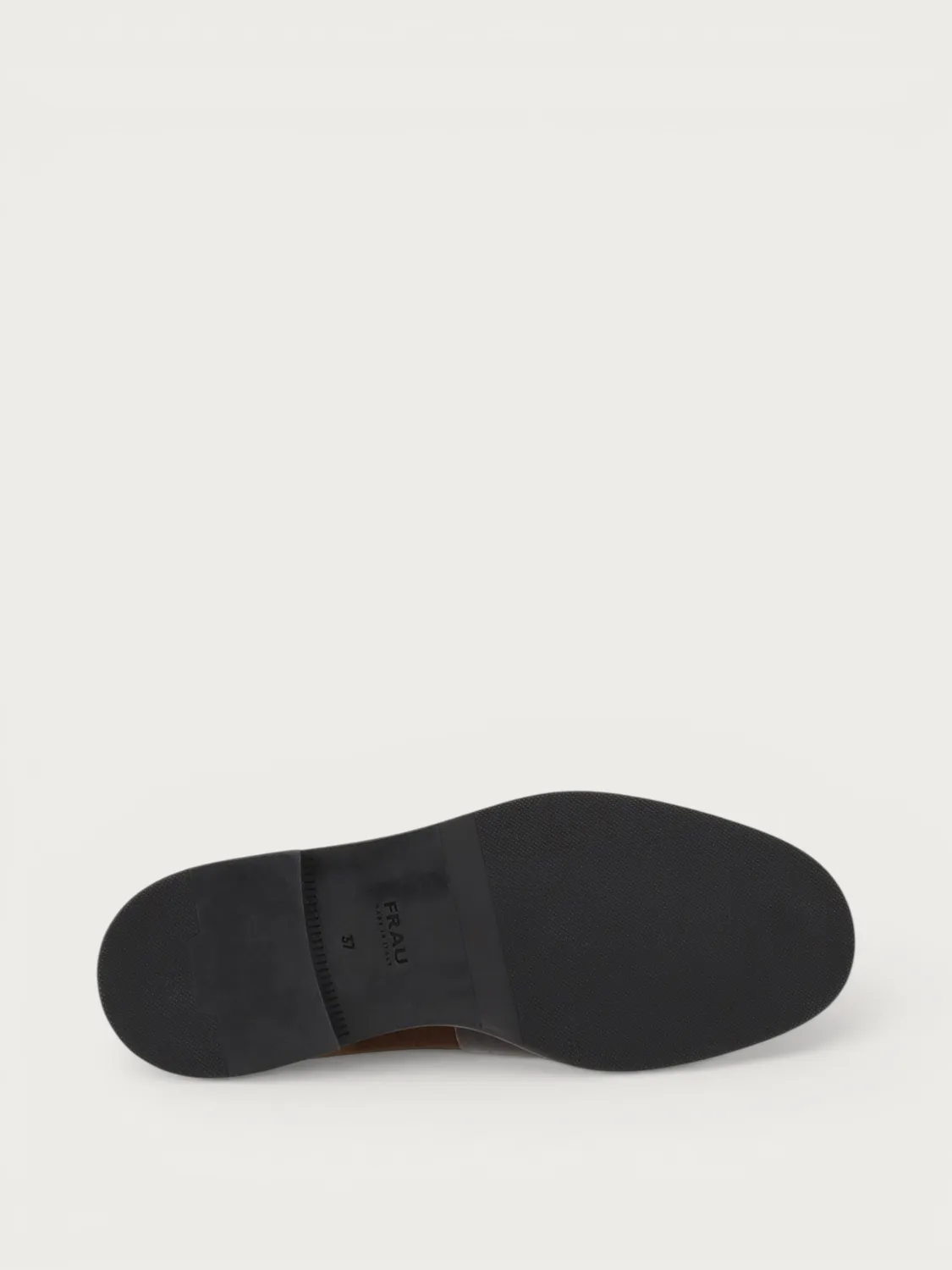 Frau Verona bruine suède loafers strik