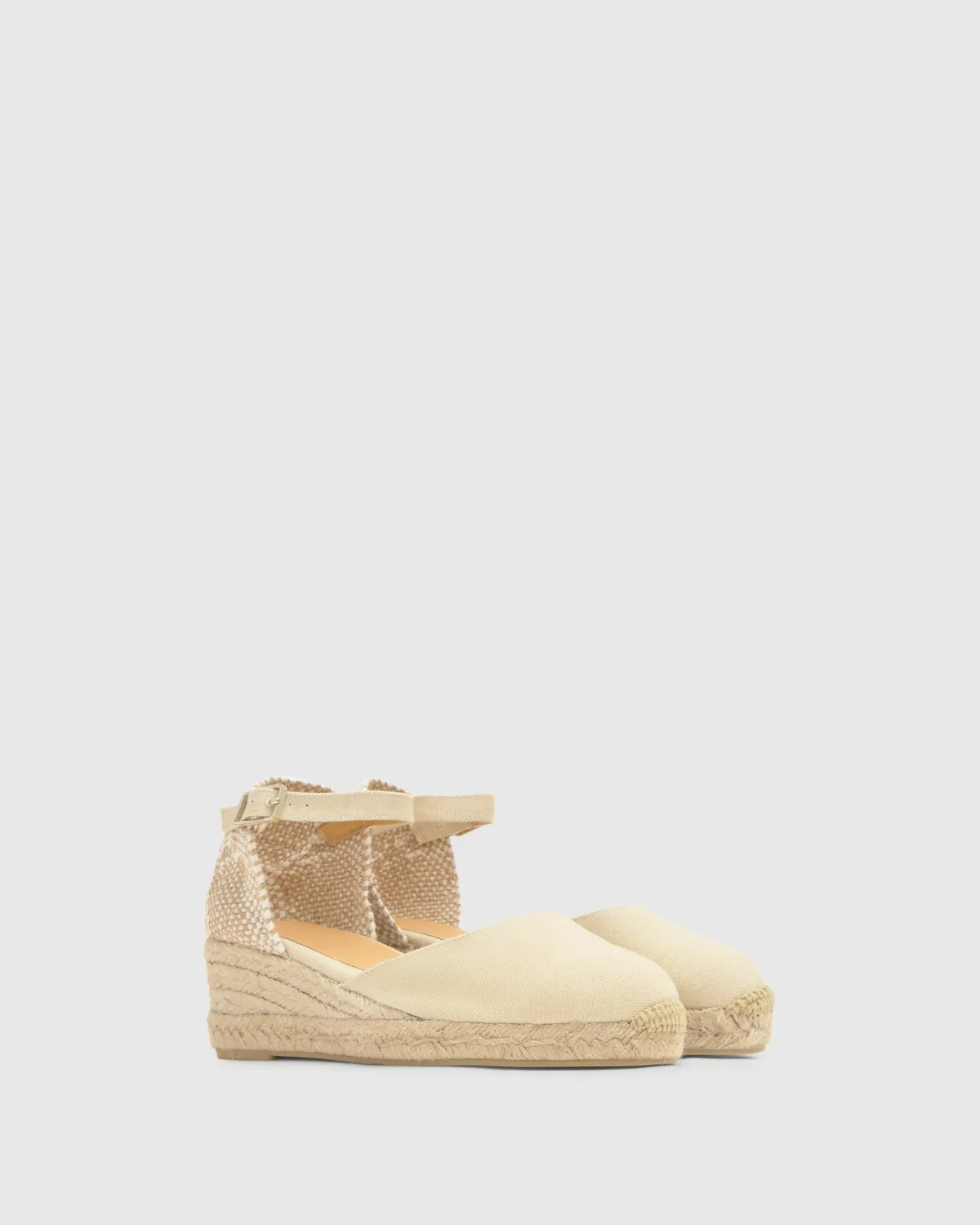 Castaner Carol 3/001 espadrilles ivoor 5 cm sleehak