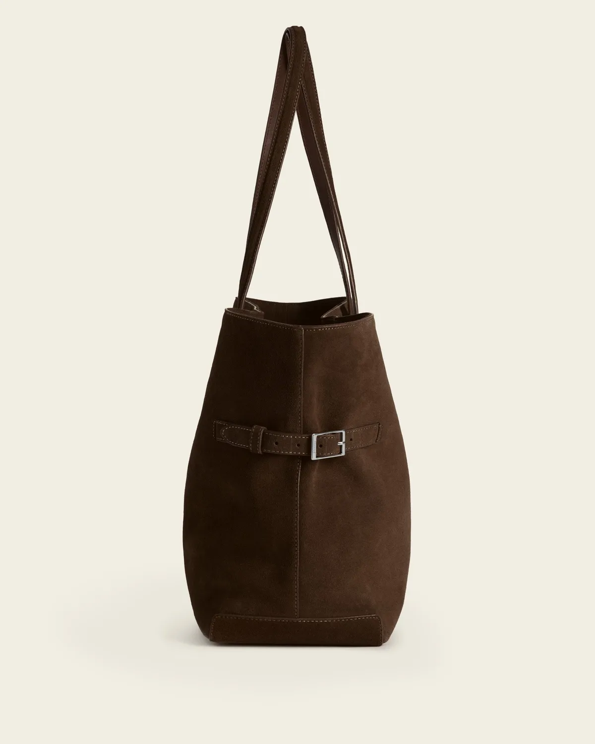 Flattered Lesley tote bag chocolate suède