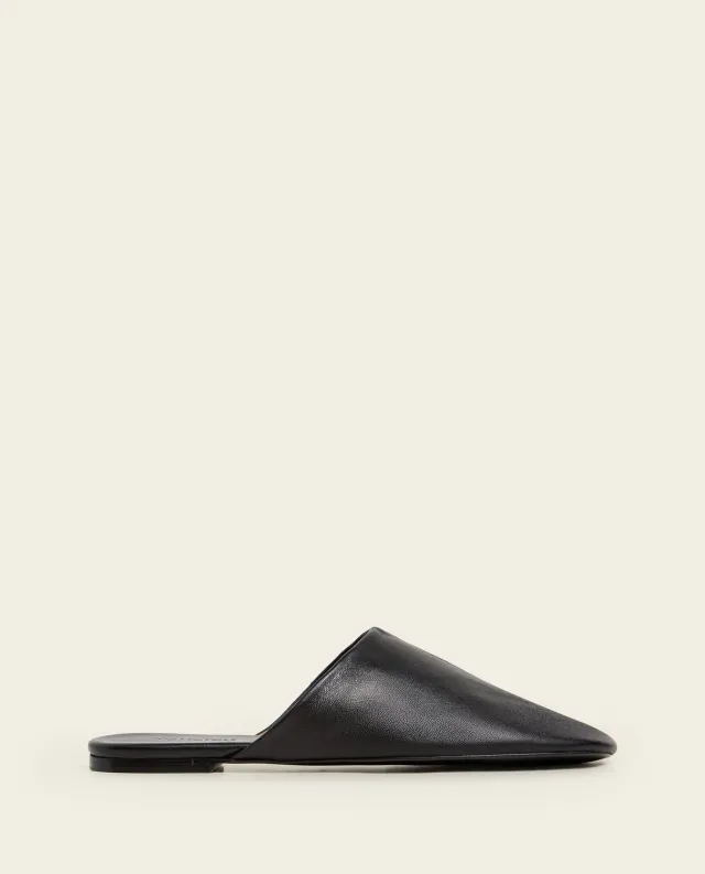 Flattered Maurine loafer zwart leer slip-on