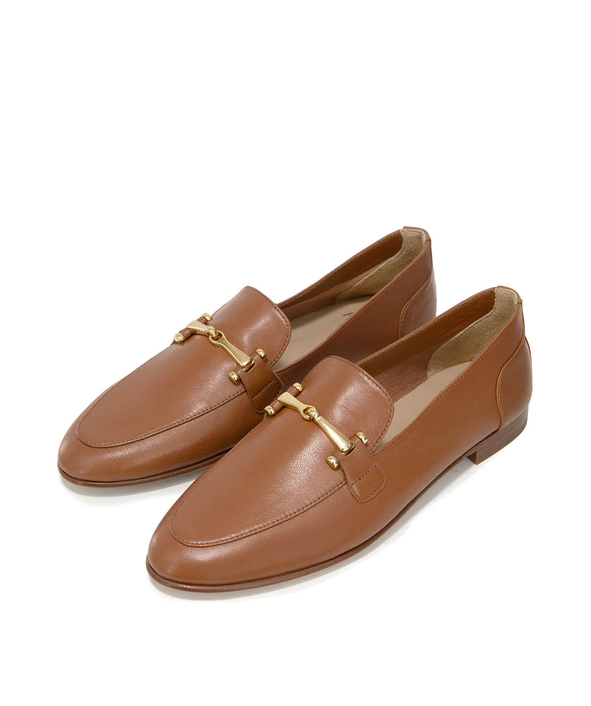 Finsbury Amelie loafers cognac leer dames bit