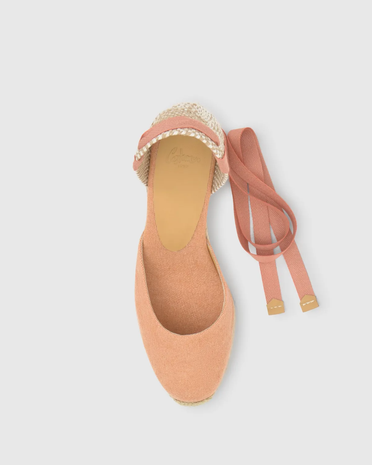 Castaner Carina 6 002 espadrilles peach canvas