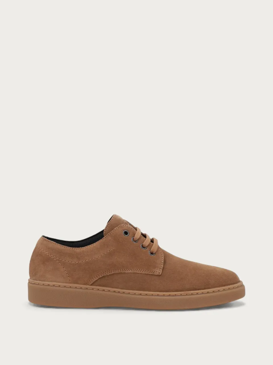 Frau Verona derby veterschoenen suede bruin