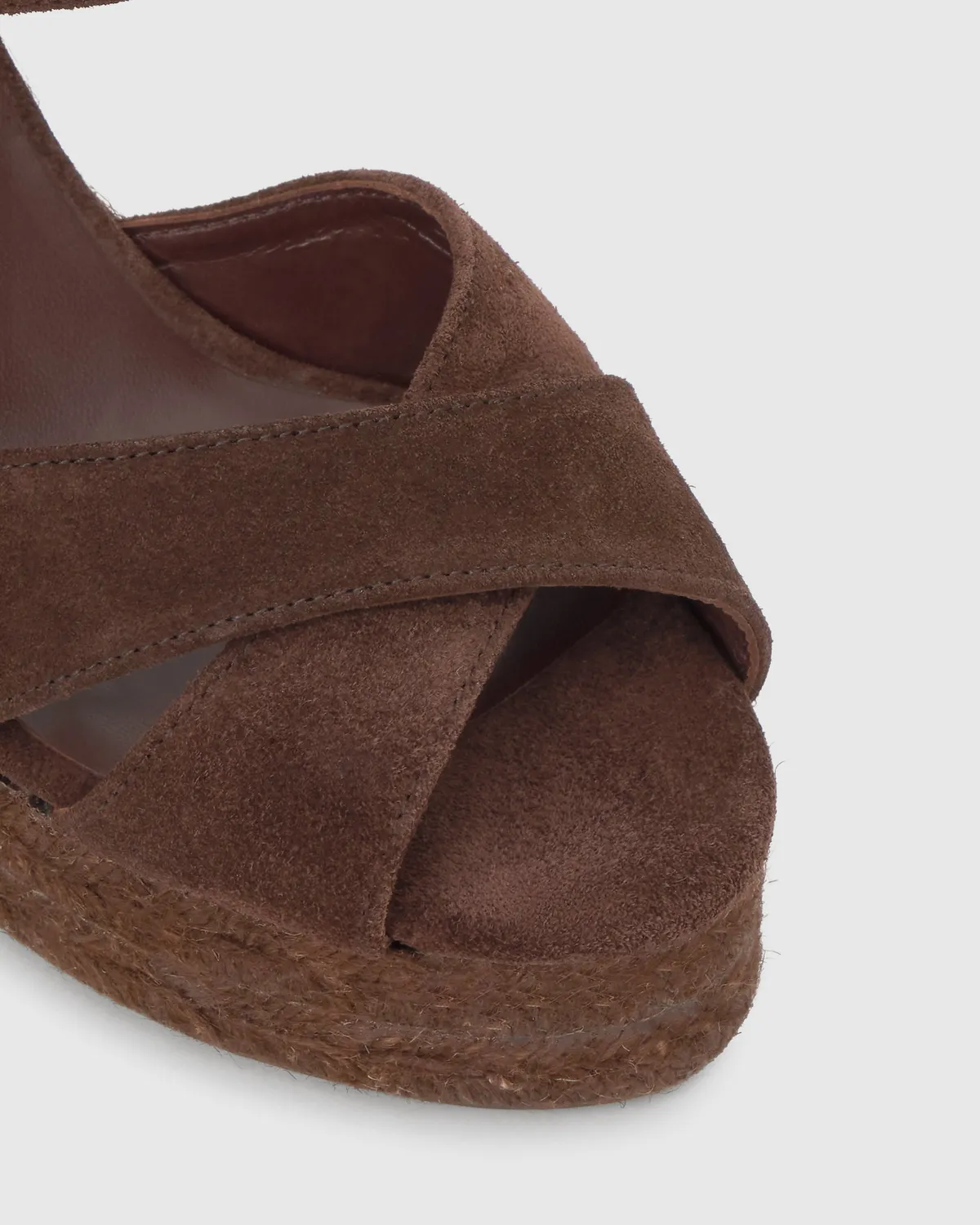 Castaner Blaudell C/8ED/186 sandalen chocolade suède 11cm