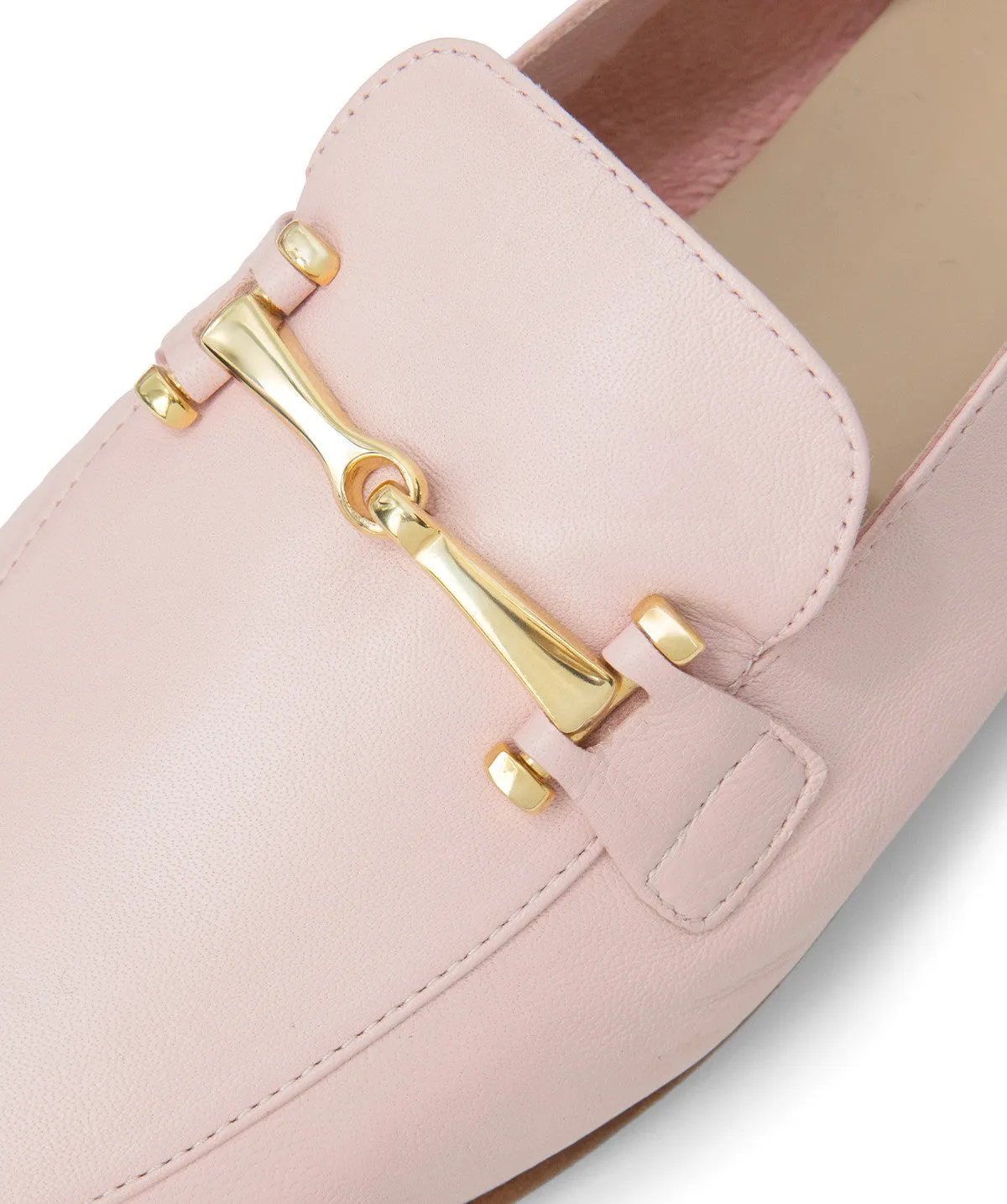 Finsbury Amélie loafers petal pink leer