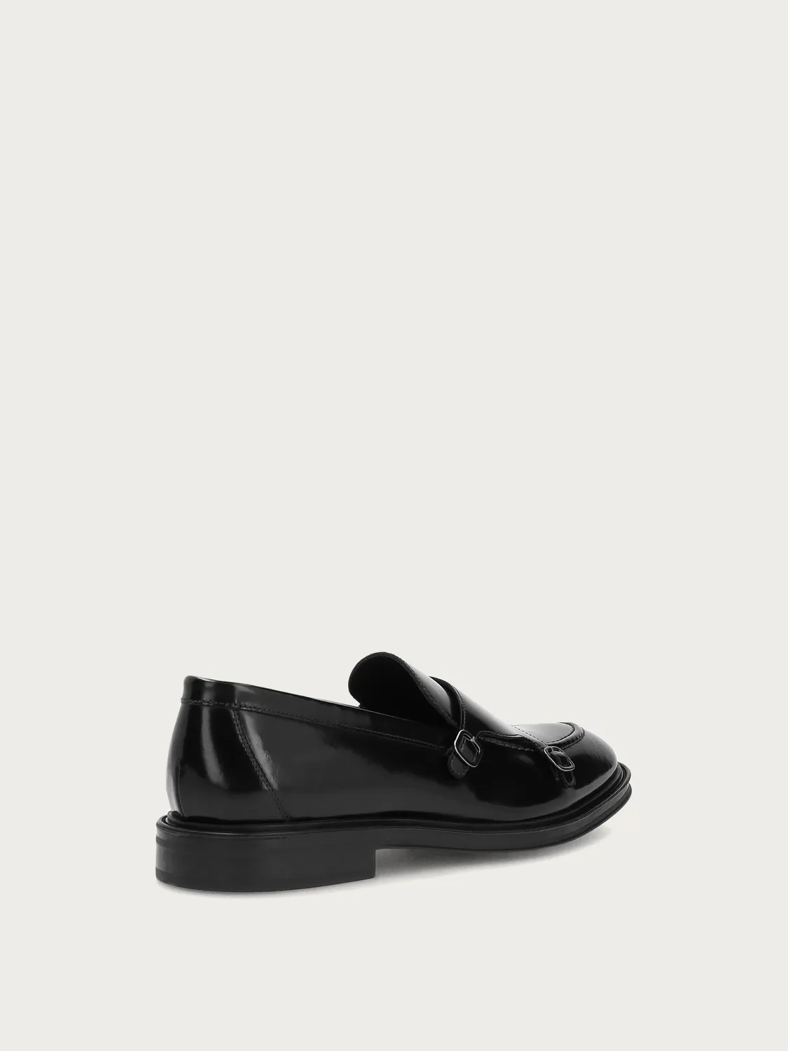 Frau Signature loafers zwart kalfsleer double monk