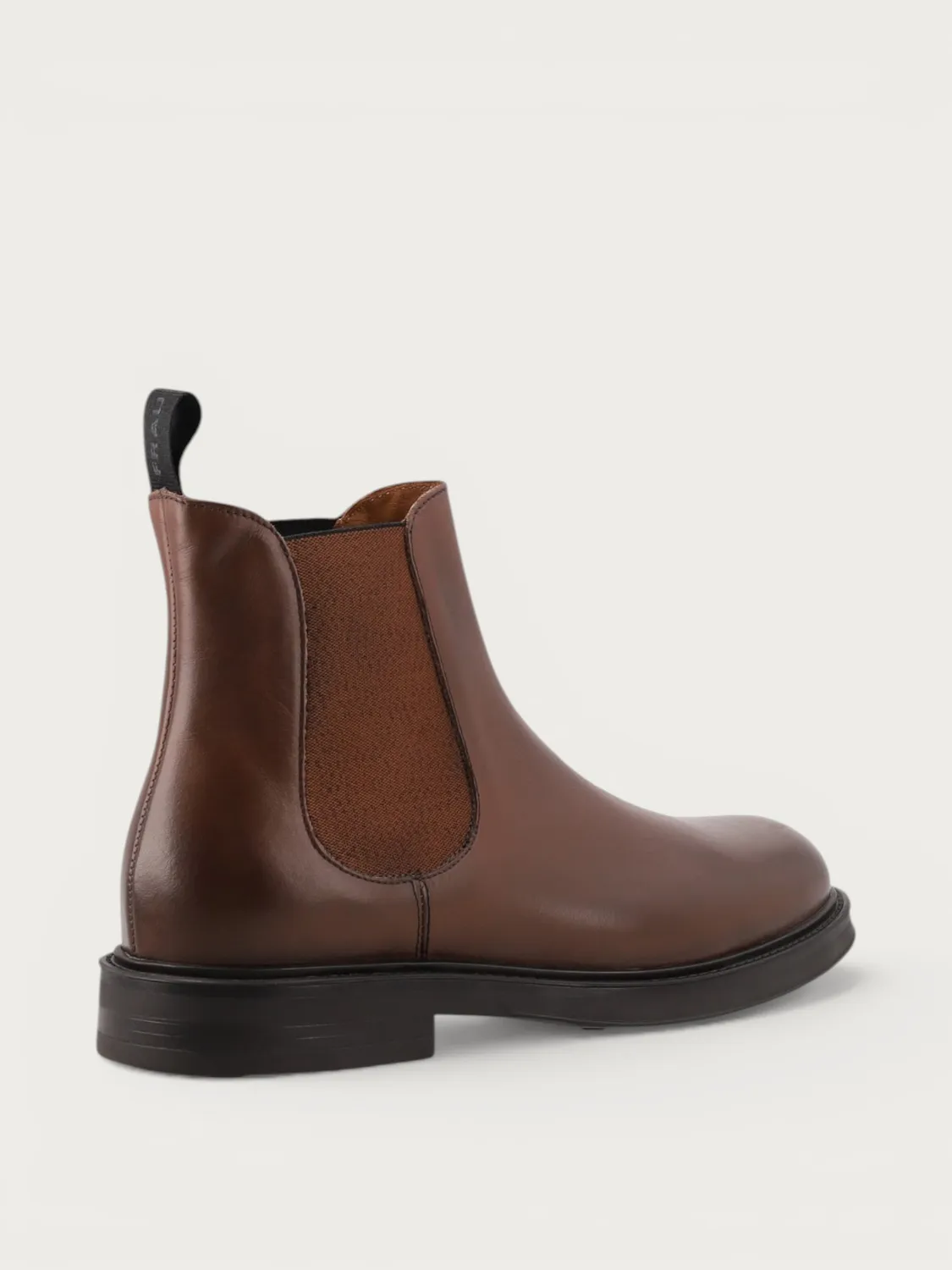 Frau Verona bruine leren chelsea boots heren