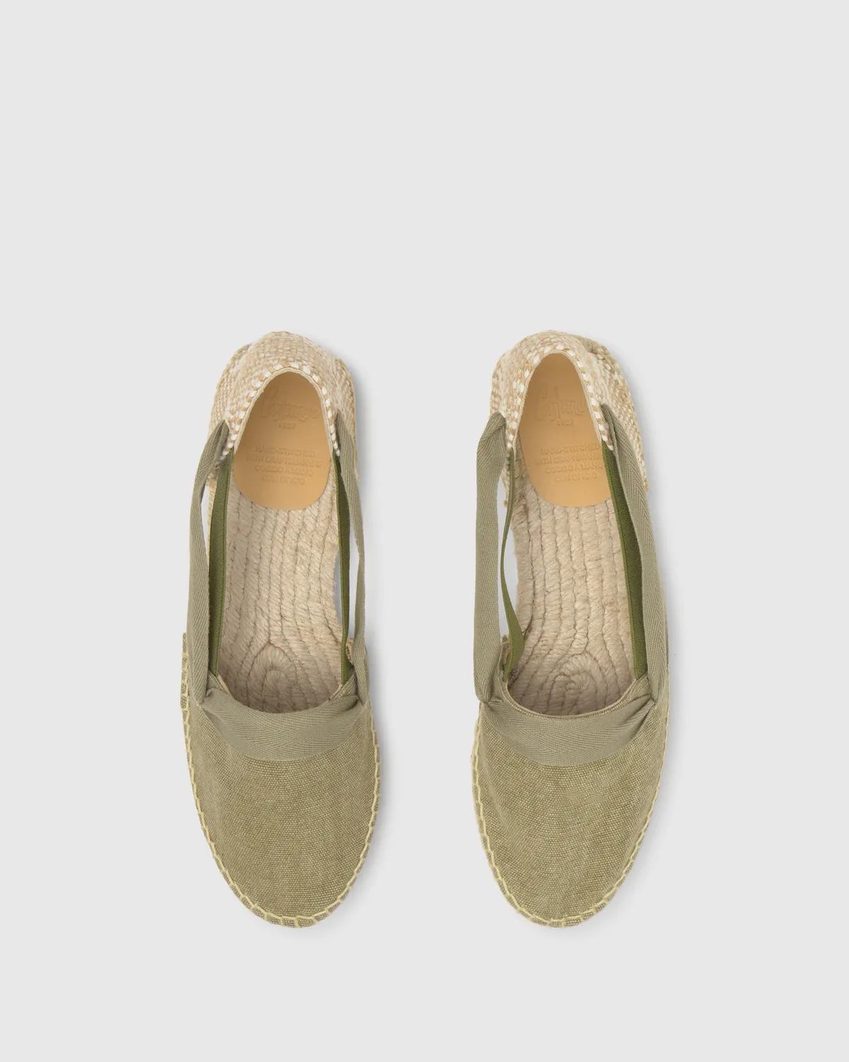 Castaner Kaia 002 espadrilles laurel groen canvas