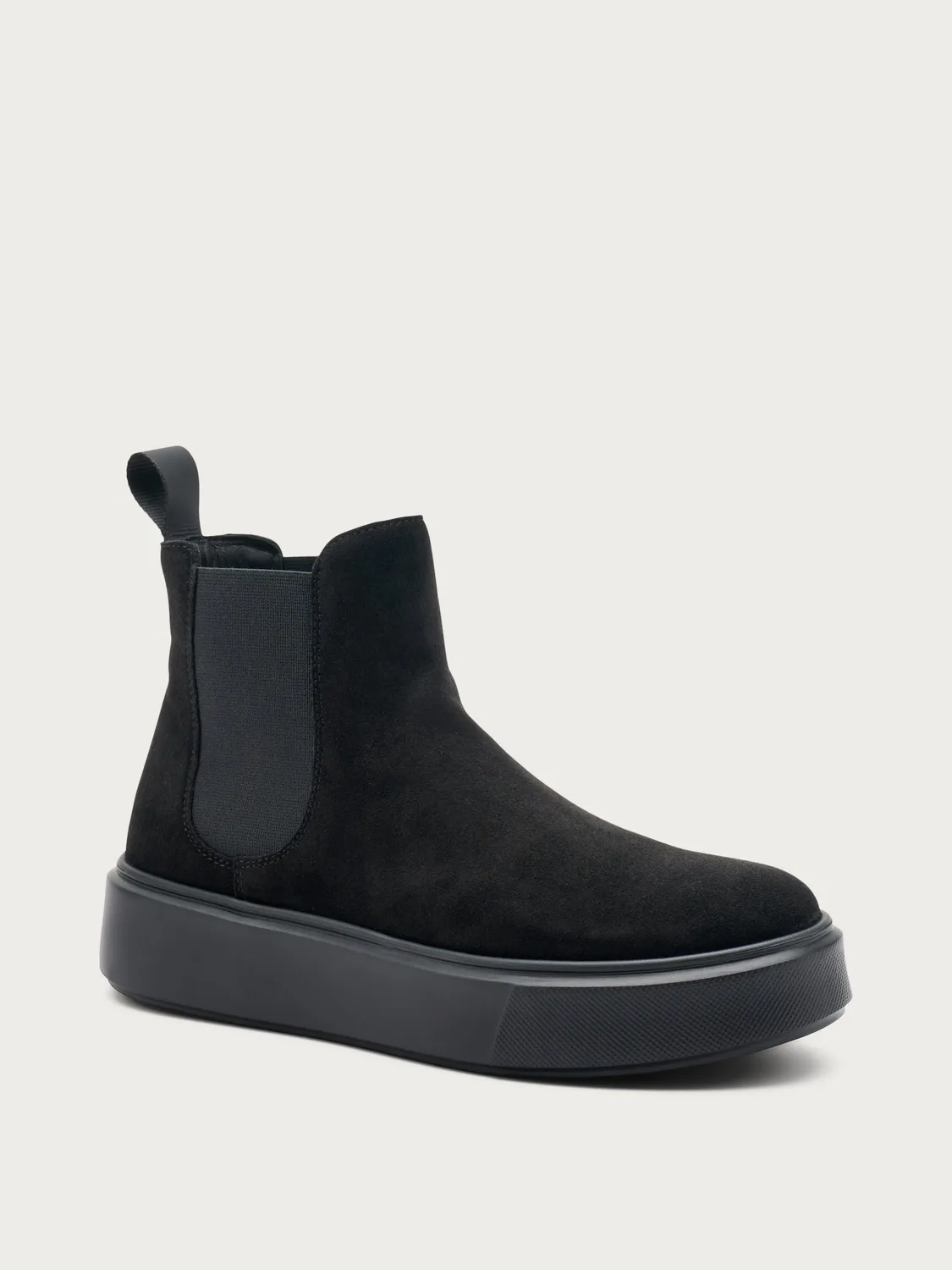 Frau Verona Beatle Boots zwart suède dames