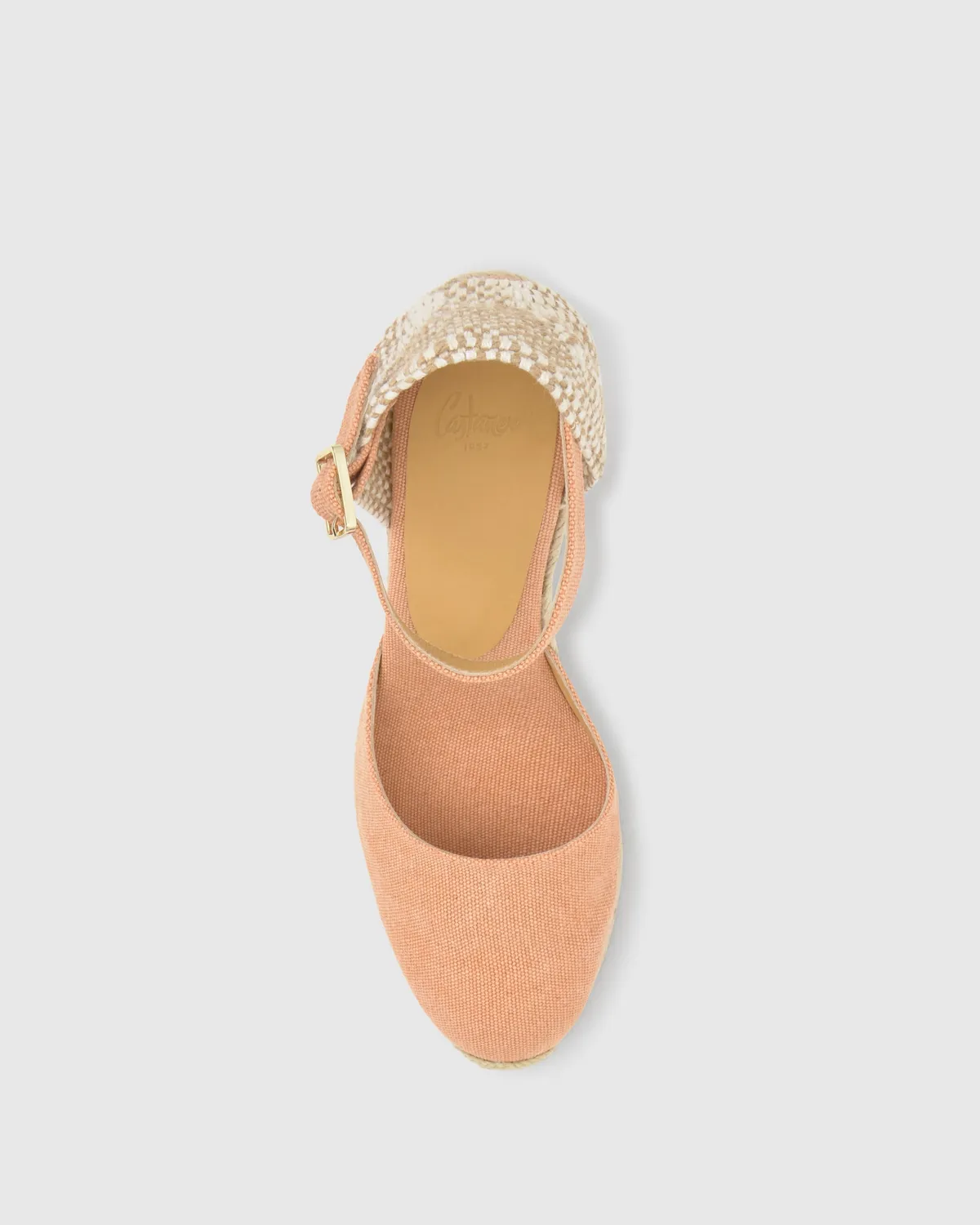 Castaner Carol 8ED/002 espadrille peach canvas