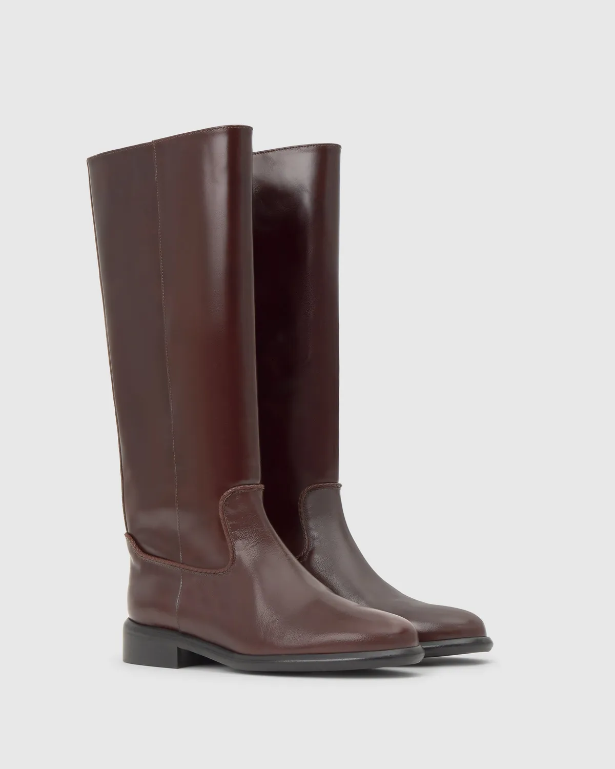 Castaner Eli 313 platte enkellaars bruin nappa
