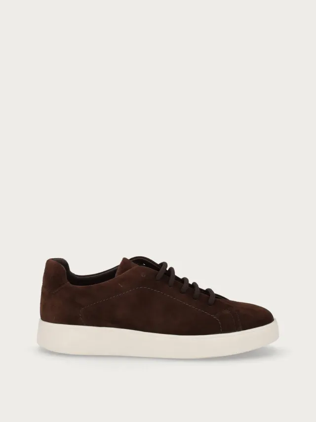 Frau Minimal bruine suède sneakers heren