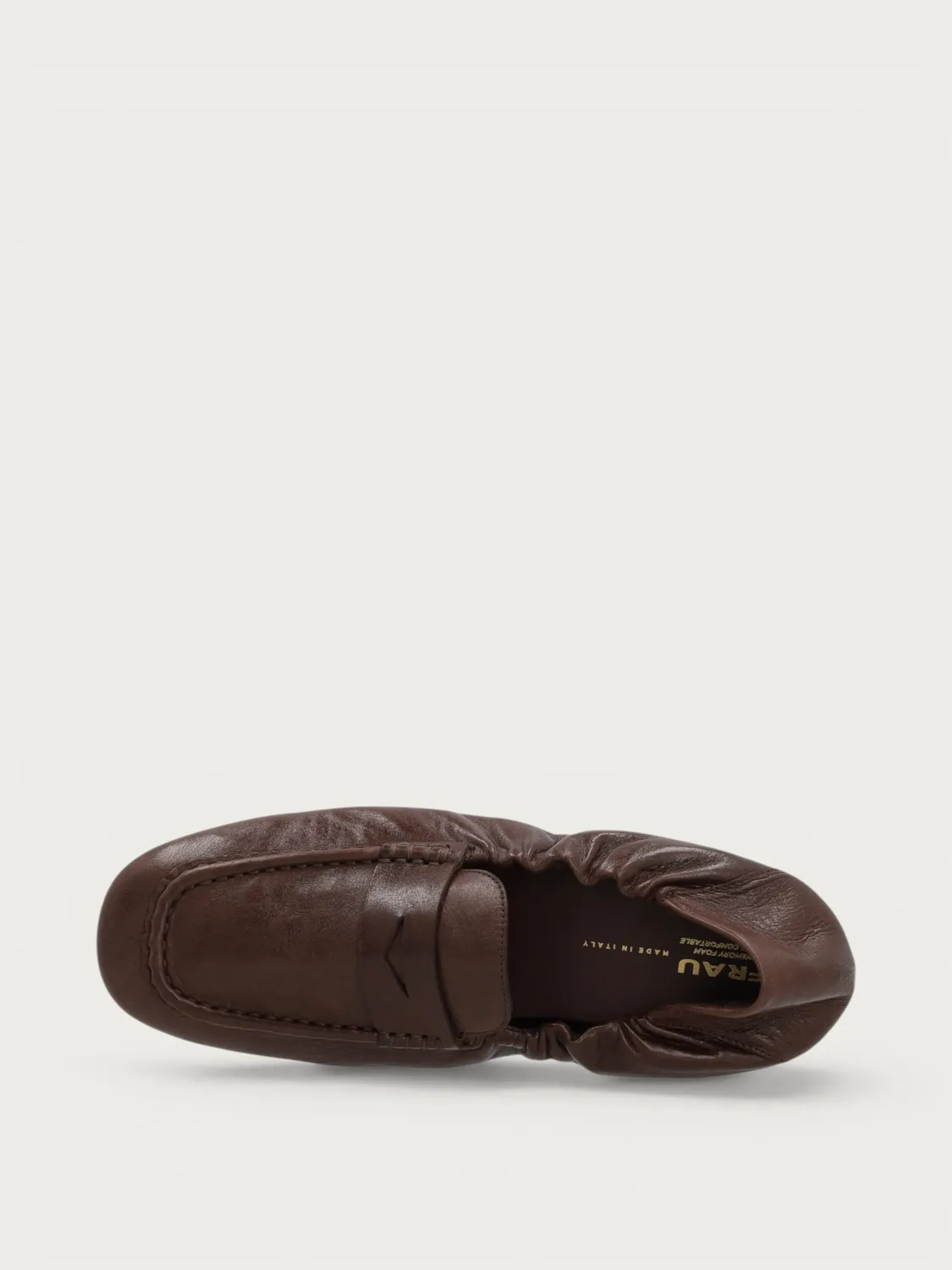 Frau Verona loafers bruin vintage leer zacht