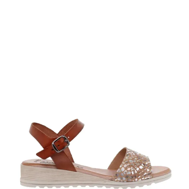Donelli 133 sandalen cognac dames leer