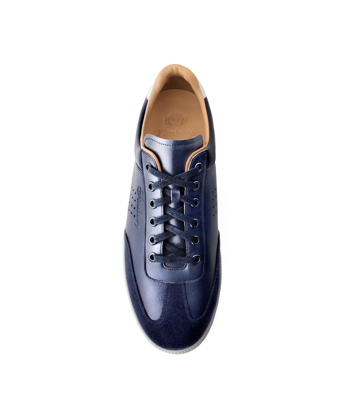 Finsbury Tom sneakers blauw leer