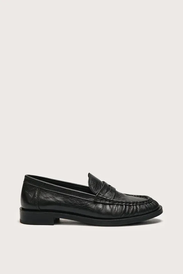 Bryan Stepwise Cami mocassins terra negro leer