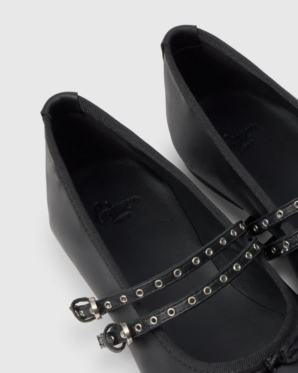 Castaner Gina 280 ballerina's zwart nappa leer