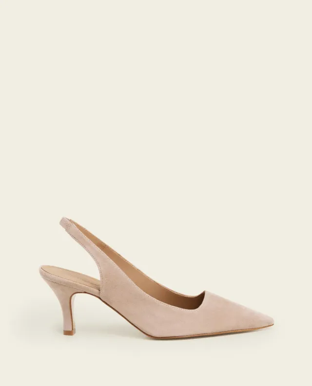 Flattered Franchesca Suede Sand pumps zand suede