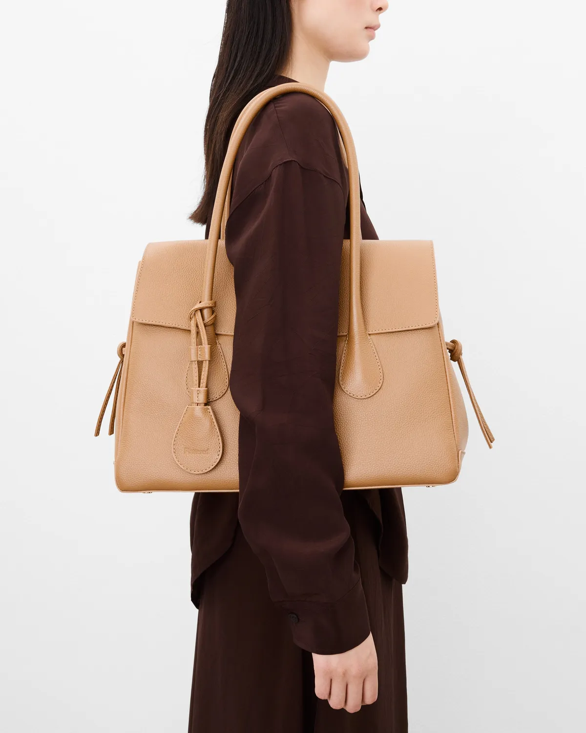 Flattered Lydia tote cognac generfd leer