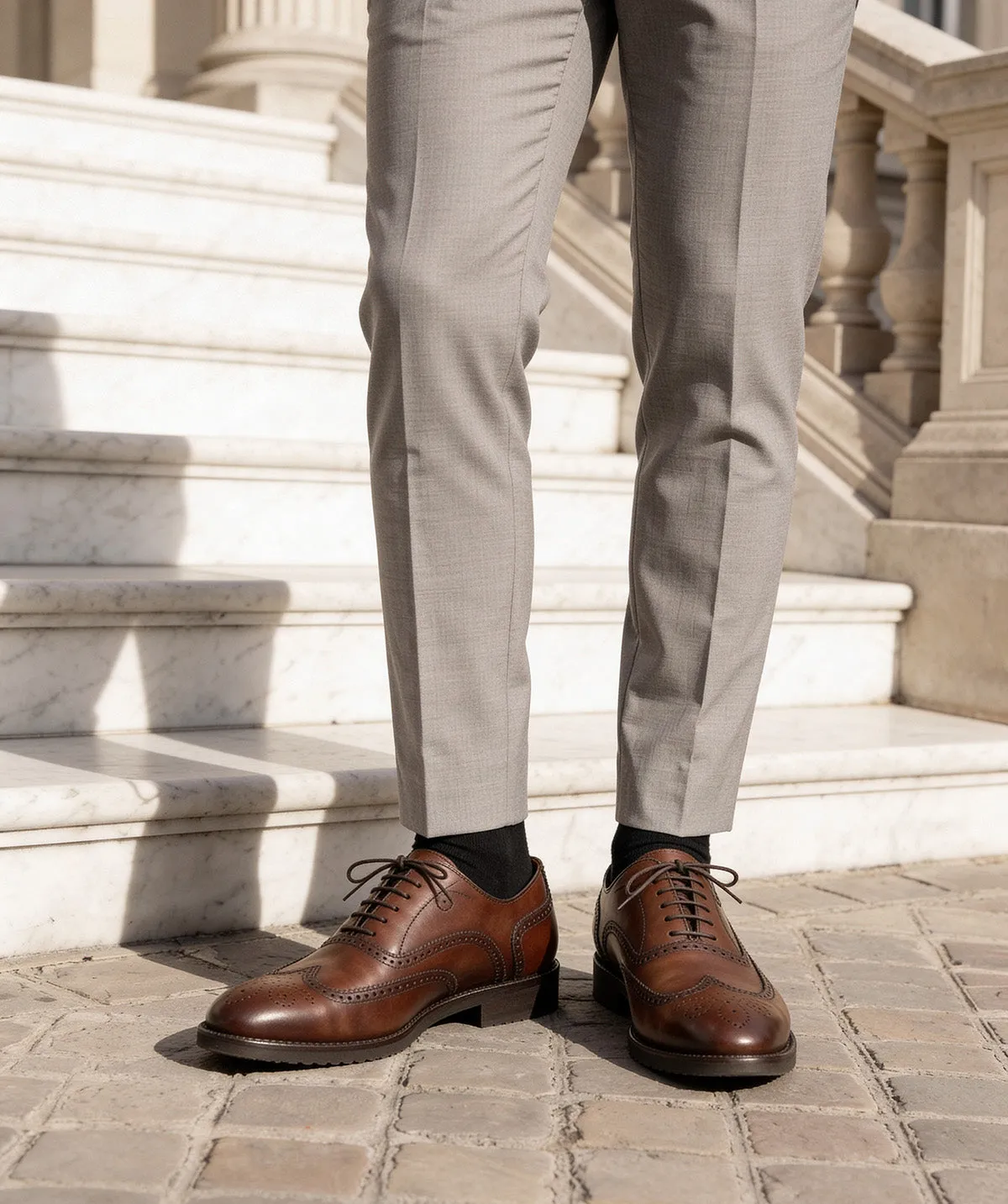 Finsbury Latina Kendal oxfordschoenen walnootbruin licht
