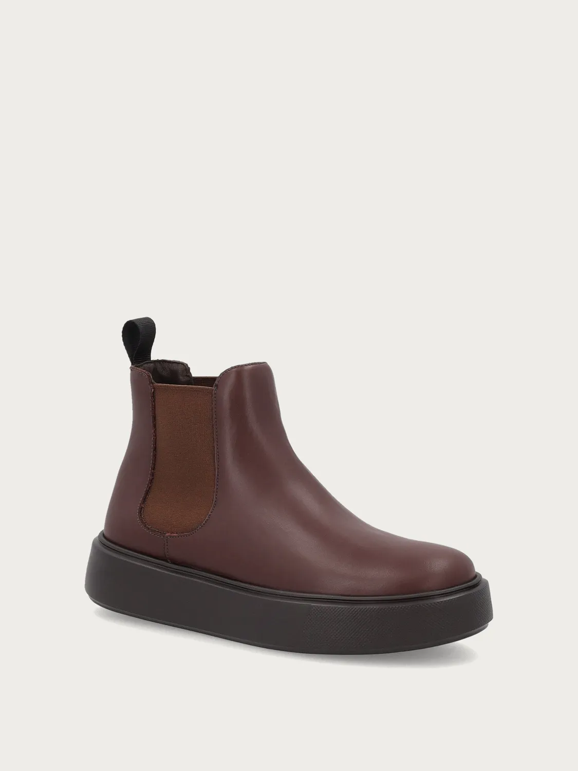 Frau Re-Genesis bruine leren beatle boots dames