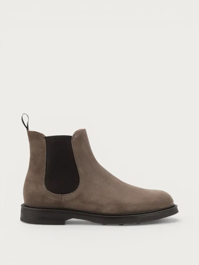 Frau Verona neutrale suède chelsea boots heren