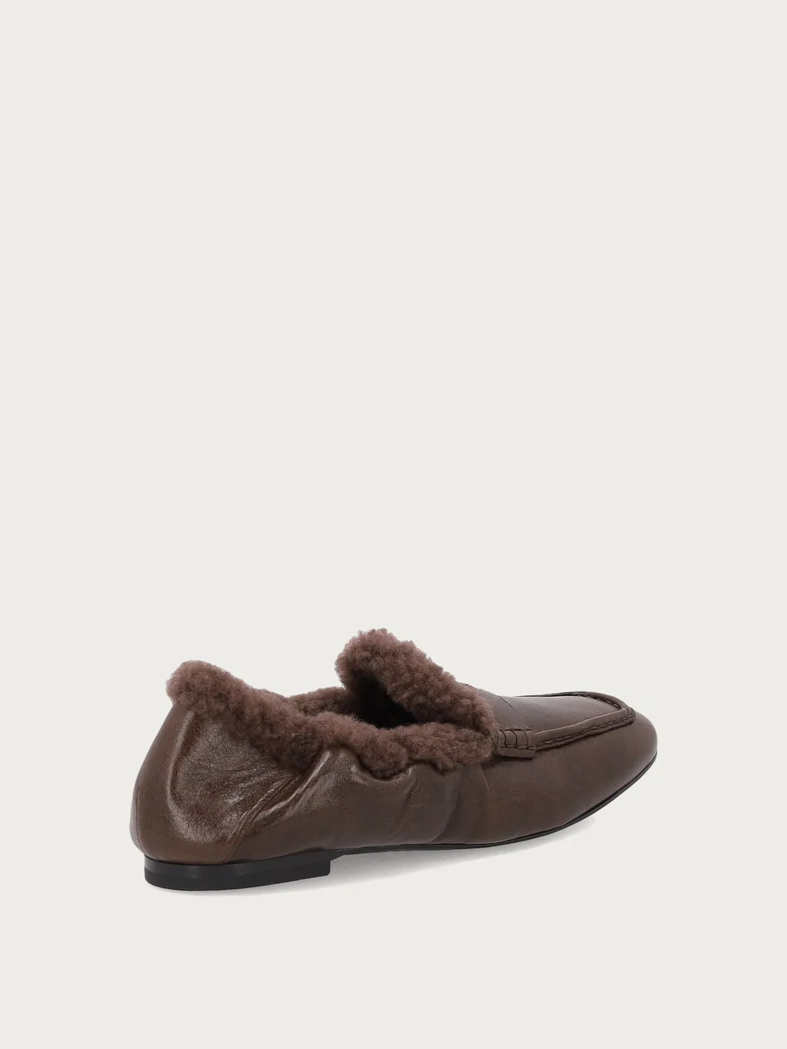 Frau Verona loafers bruin leer bont dames