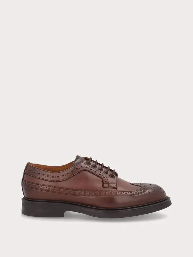 Frau Verona bruine leren veterschoenen brogue