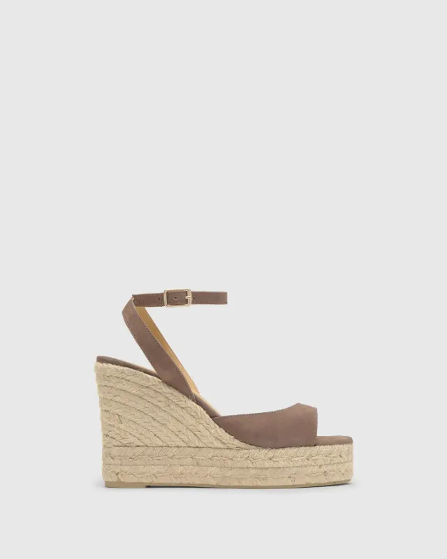 Castaner Brook 8ED 007 sandaal taupe suède