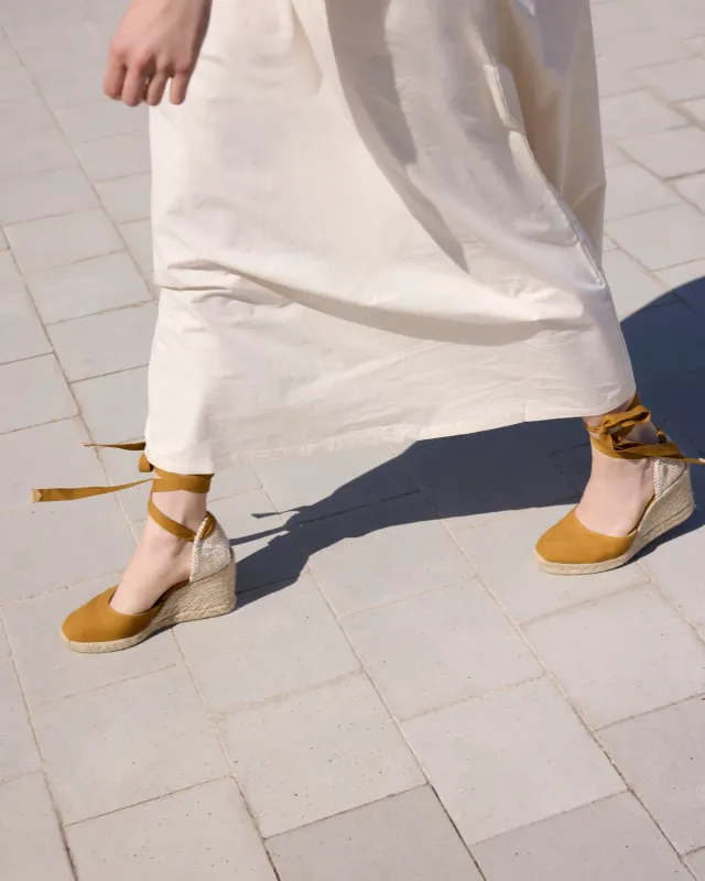 Castaner Carina/8/002 espadrille amber katoen veter