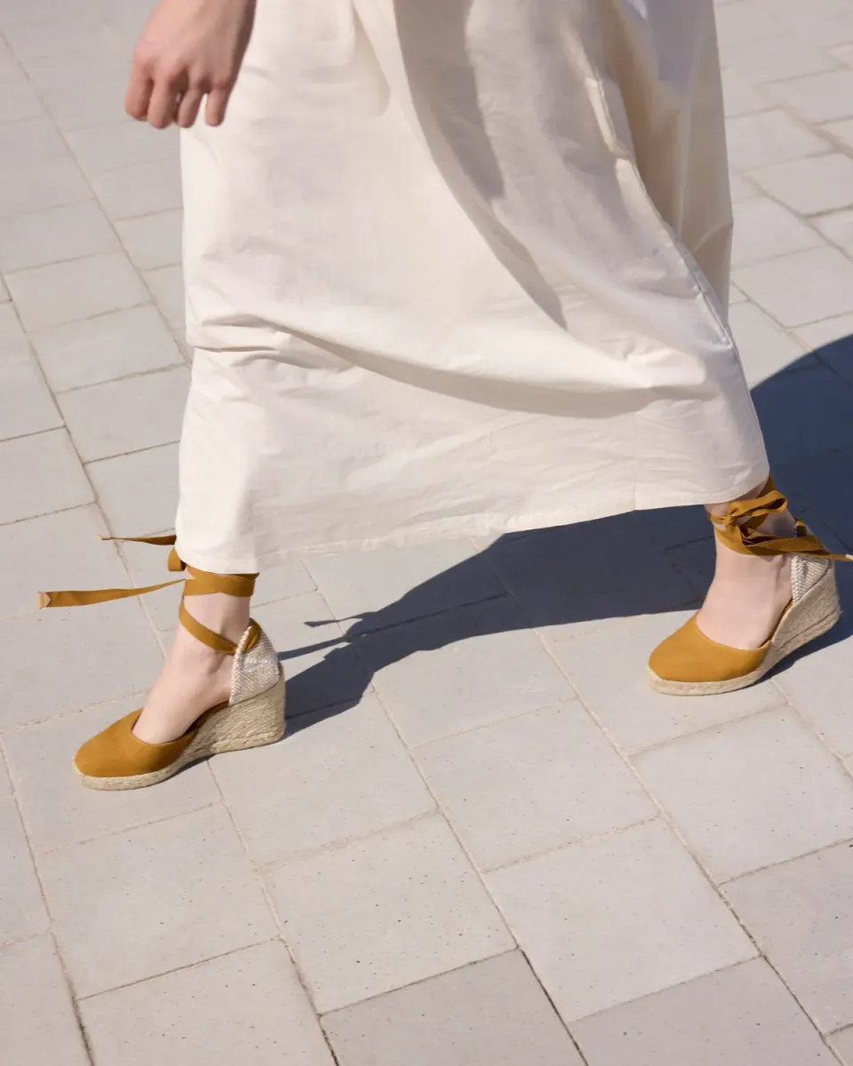 Castaner Carina/8/002 espadrille amber katoen veter