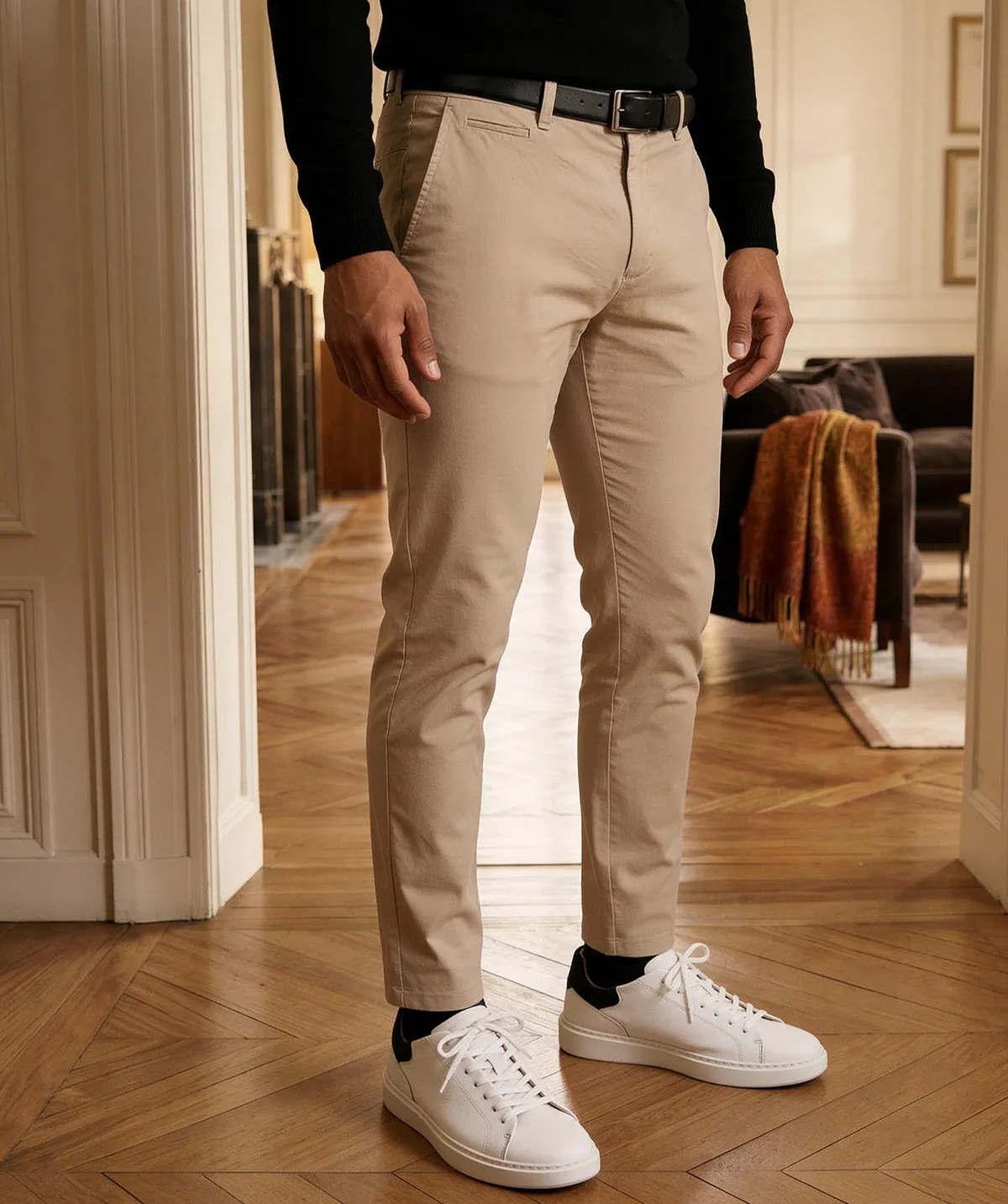 Finsbury Daytona sneaker wit leer 8 vetergaten