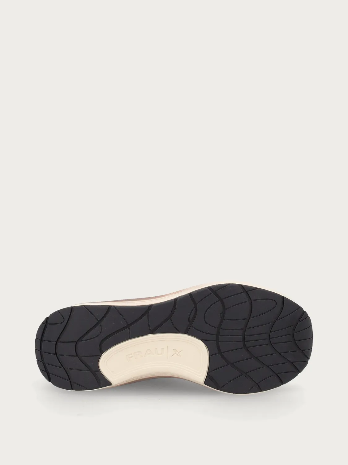 Frau Cross Hybrid sneakers bruin leer-stof